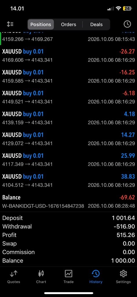 1000 Account Statement